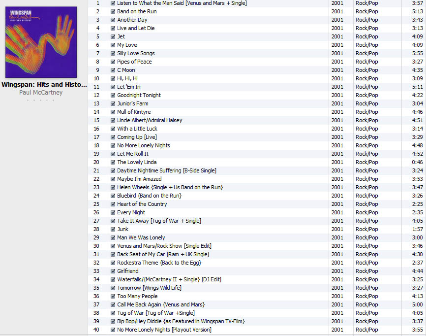 Paul McCartney & Wings - Wingspan: Hits and History